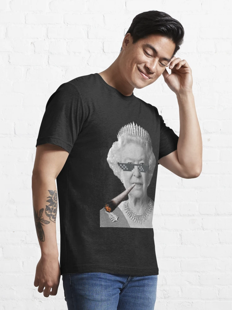 Queen Elizabeth Funny Thug Life for Redbubble | Sale Platinum T-Shirt Teetans by Jubilee\
