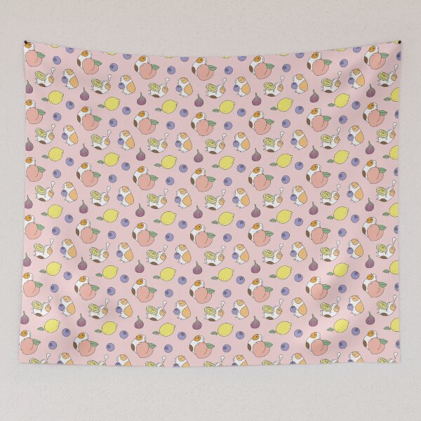 Item preview, Guinea pigs with fruits pattern designed and sold by Miri-Noristudio.