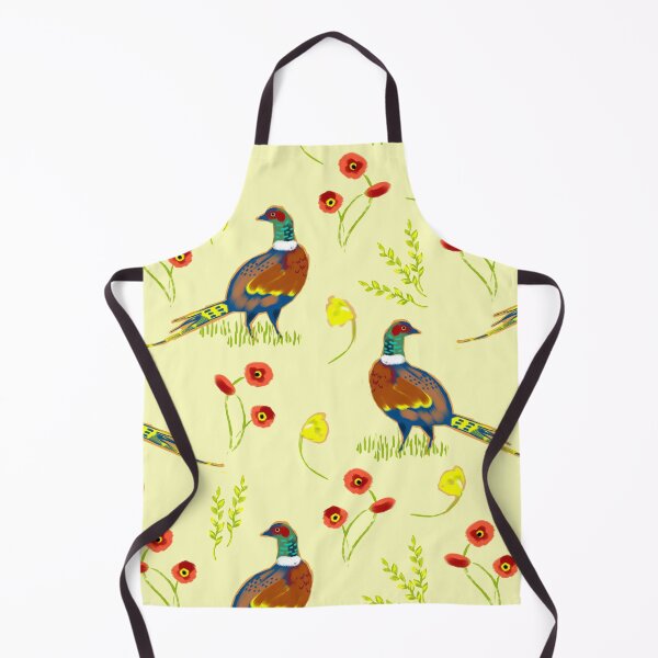 Item preview, Pheasant with poppies, buttercups and wheat designed and sold by Mary Jane Lange.