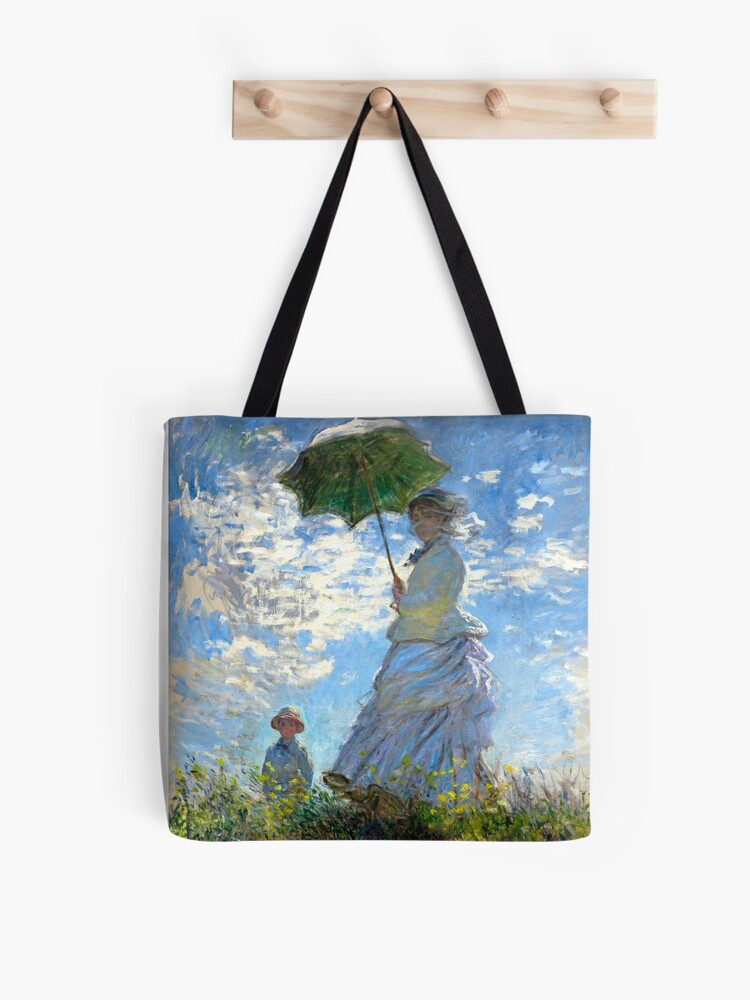 Claude Monet Canvas Shoulder Bag, Claude Monet Tote Bag