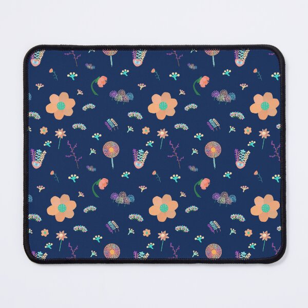 Item preview, Mysterious Flower Series Pattern- Dark Blue designed and sold by MILdecals.