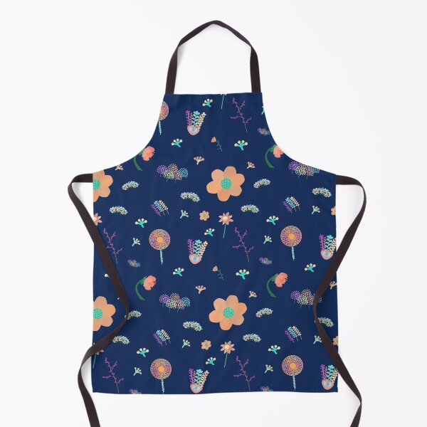 Item preview, Mysterious Flower Series Pattern- Dark Blue designed and sold by MILdecals.