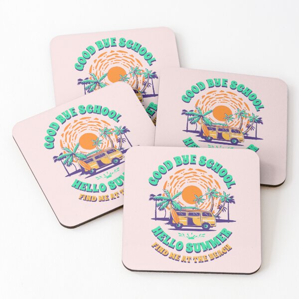 Item preview, Good Bye School Hello Summer Vacation Quote Vintage designed and sold by JooArtPrints  ★★★★★.