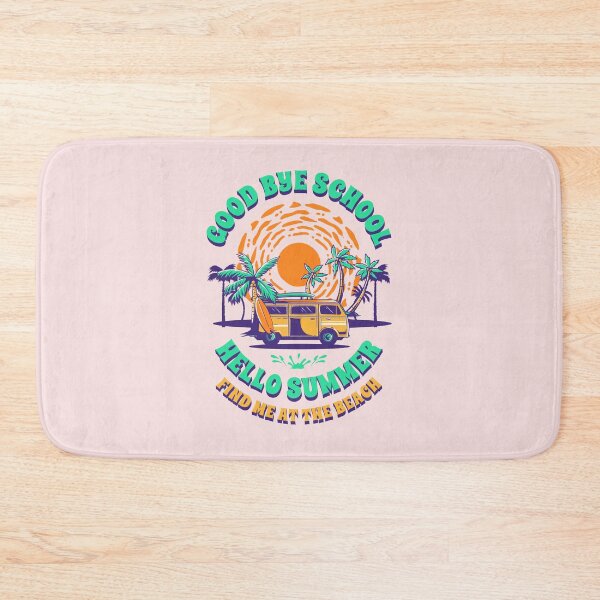 Item preview, Good Bye School Hello Summer Vacation Quote Vintage designed and sold by JooArtPrints  ★★★★★.
