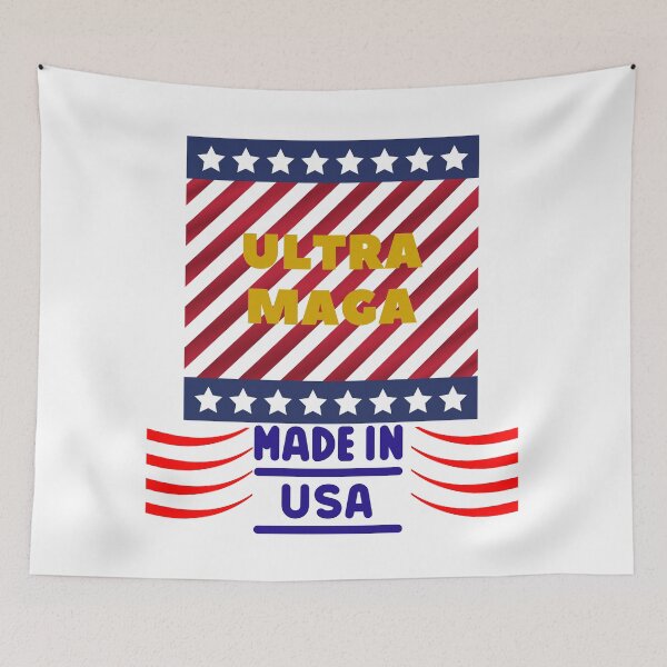 Item preview, Cool ULTRA MAGA Patriotic usa flag designed and sold by klimov0101.