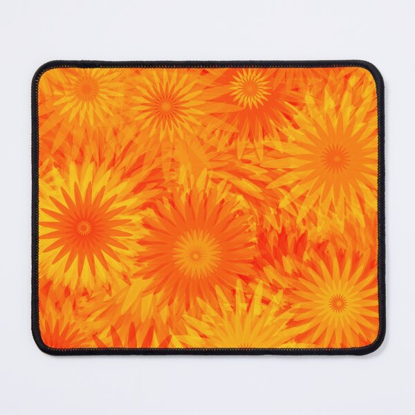 Item preview, Dandelion Yellow Orange Flower Pattern designed and sold by Deborah Camp.