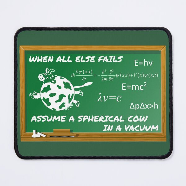 Item preview, Spherical Cow on a green chalkboard designed and sold by i-cottagedesign.