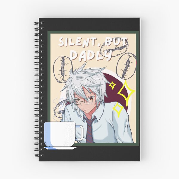 Item preview, Silent But Dadly | Dads Who Love Coffee | Holiday Japanese Anime Aesthetic designed and sold by BBMarioni.