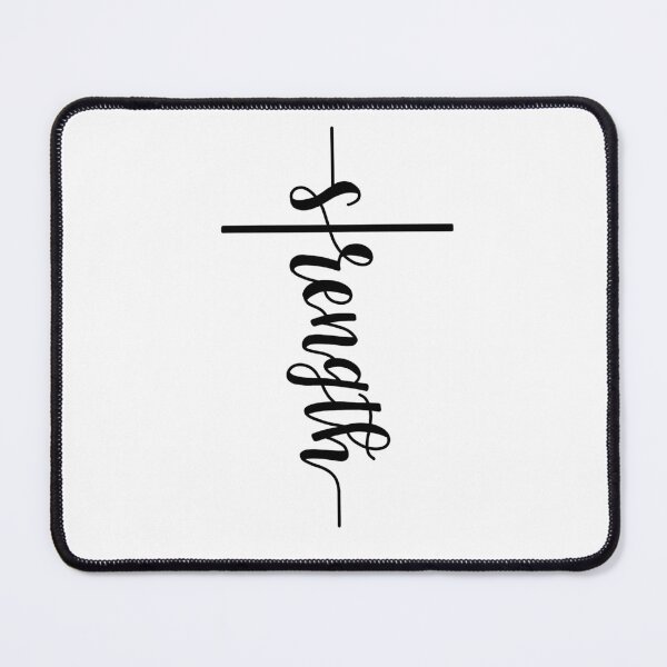Item preview, Strength Cross, Christianity, Christian Strength, Cross, Jesus designed and sold by tbcalligraphy.