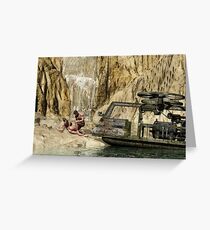 Capt. Jack & His Iron Maiden Greeting Card