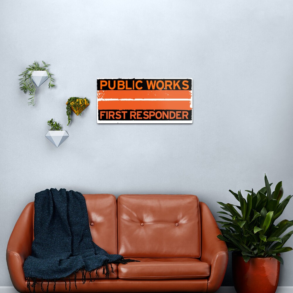 Public Works, First Responder Metal Print