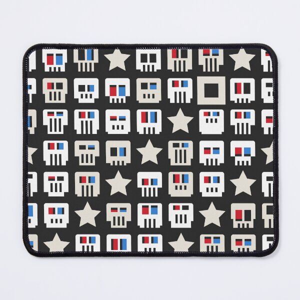 Item preview, SMOLSKULL PATTERN ANAGLYPH RED-BLUE EYES designed and sold by Mark Knol.