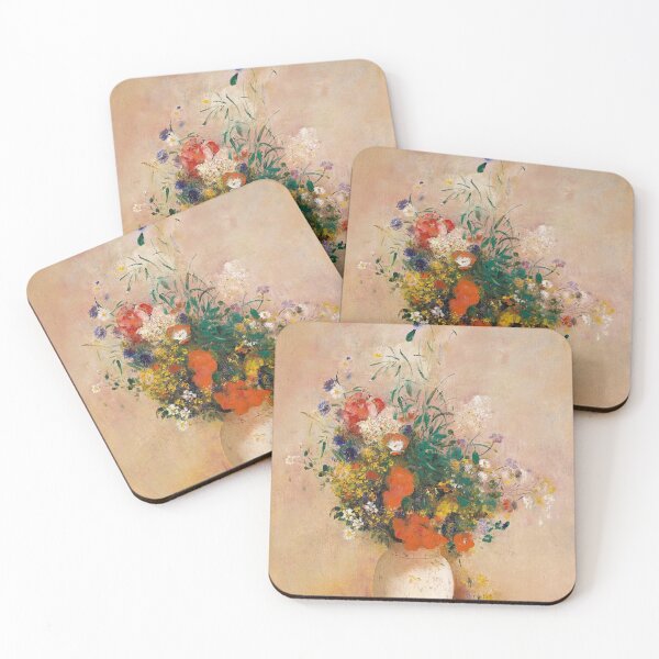 Item preview, Vase of flowers by Odilon Redon designed and sold by ArtCenturies.