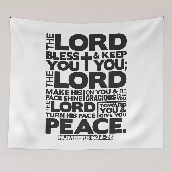 Item preview, Numbers 6:24-26 The Lord Bless You & Keep You designed and sold by plushism.