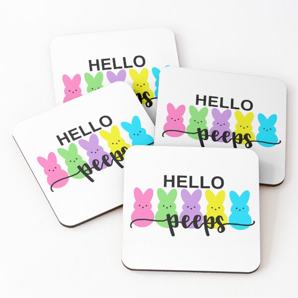 Item preview, Hello Peeps, Easter, Bunny Rabbits designed and sold by tbcalligraphy.