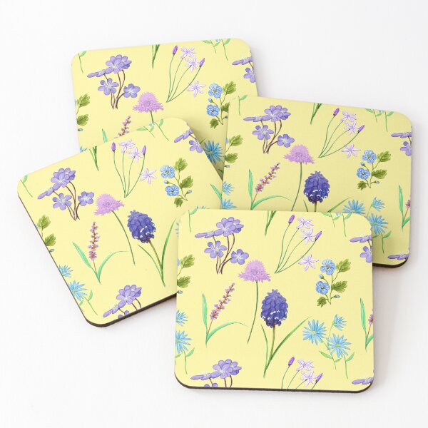 Item preview, Meadow Flower background yellow designed and sold by by Mònica Roca.