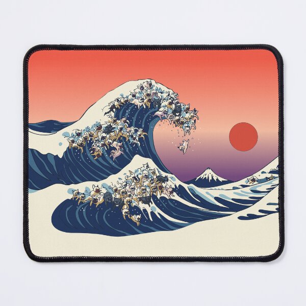 Item preview, The Great Wave of French Bulldog designed and sold by Huebucket.