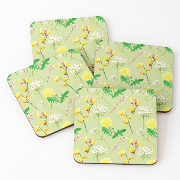Item preview, Meadow Flower background green designed and sold by by Mònica Roca.