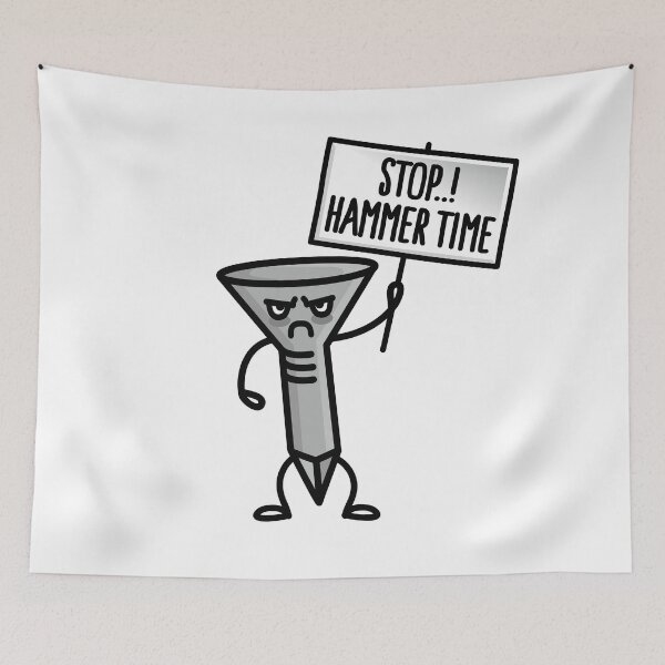 Item preview, Stop Hammer time funny Carpenter Handy Dad Husband designed and sold by LaundryFactory.