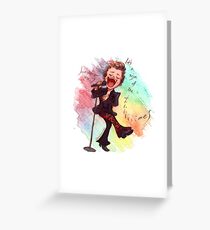 Boy with the Dragon Pants Greeting Card