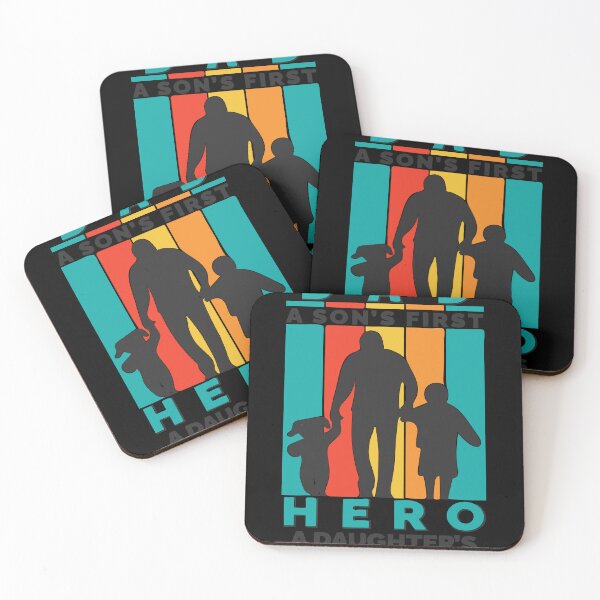 Item preview, Father's Day - Dad A Son's First Hero A Daughter's First Love designed and sold by UnknownArtistt.