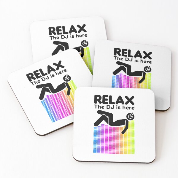 Item preview, Relax The DJ Is Here Equalizer DJ Rainbow Sound Engineer designed and sold by GrandeDuc.