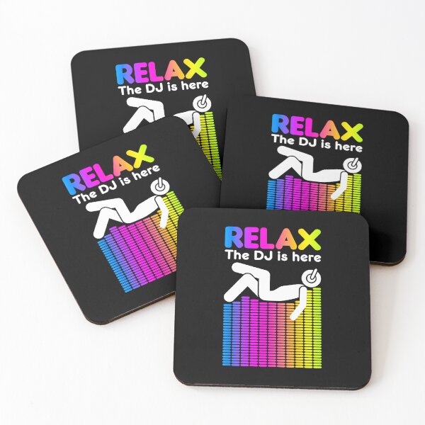 Item preview, Relax The DJ Is Here Equalizer DJ Rainbow Sound Engineer designed and sold by GrandeDuc.