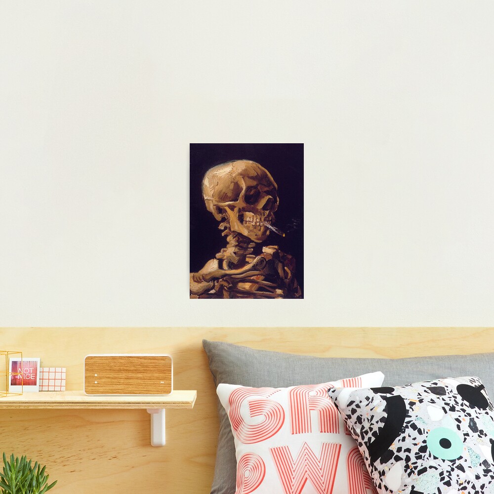 Vincent Van Gogh's 'Skull with a Burning Cigarette' Photographic Print