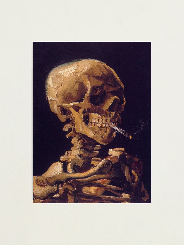 Alternate view of Vincent Van Gogh's 'Skull with a Burning Cigarette' Photographic Print