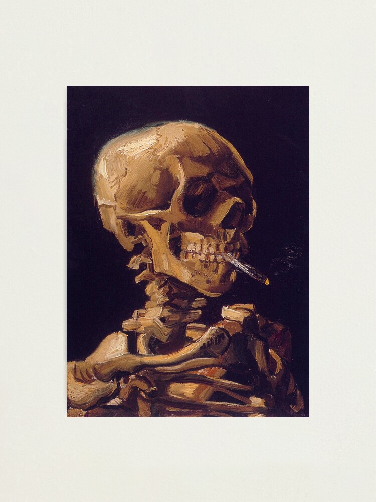 Alternate view of Vincent Van Gogh's 'Skull with a Burning Cigarette' Photographic Print