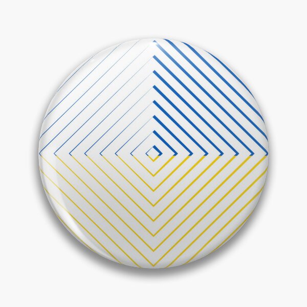 Item preview, Optical Illusion, Colors of Ukrainian Flag, Optical Art designed and sold by AlfabetDesign.