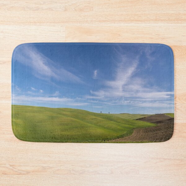 Item preview, Trees and green fields in Val D Orcia designed and sold by pietrofoto.