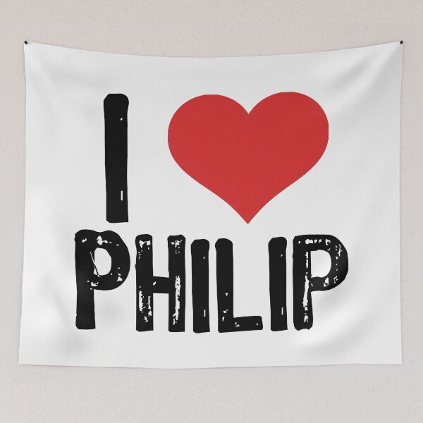 Item preview, I Love Philip designed and sold by The "I Love Everything" Shop.