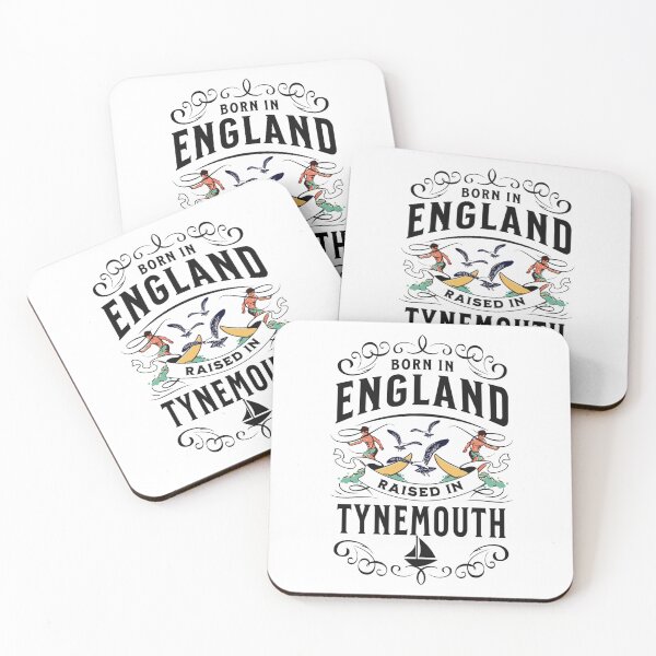 Item preview, Born in England Raised in Tynemouth surfer surfing  designed and sold by MerchByCraig.