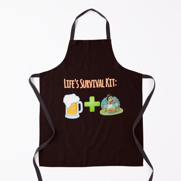 Item preview, Life's Survival Kit Beer Plus Turkey Design designed and sold by Angela Mello.