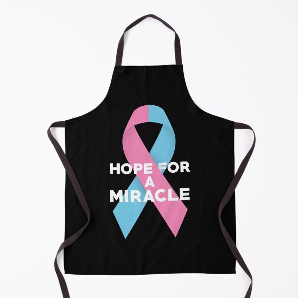 Item preview, Hope For A Miracle Pink Blue Ribbon designed and sold by Luan Huynh.