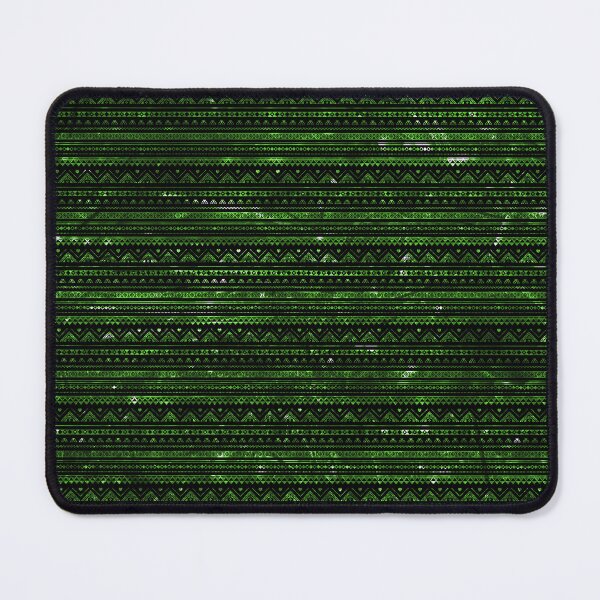Item preview, Aztec Black Tinsel Green designed and sold by rapplatt.