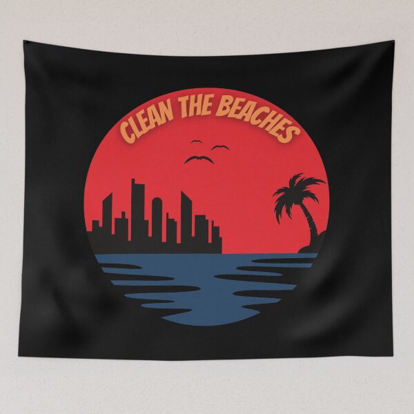 Item preview, Clean The Beaches designed and sold by Pixelish.