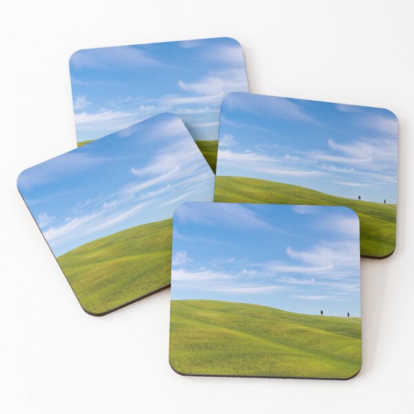 Item preview, Green fields and trees in Val D Orcia designed and sold by pietrofoto.