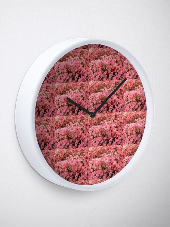 Alternate view of Floral design Clock
