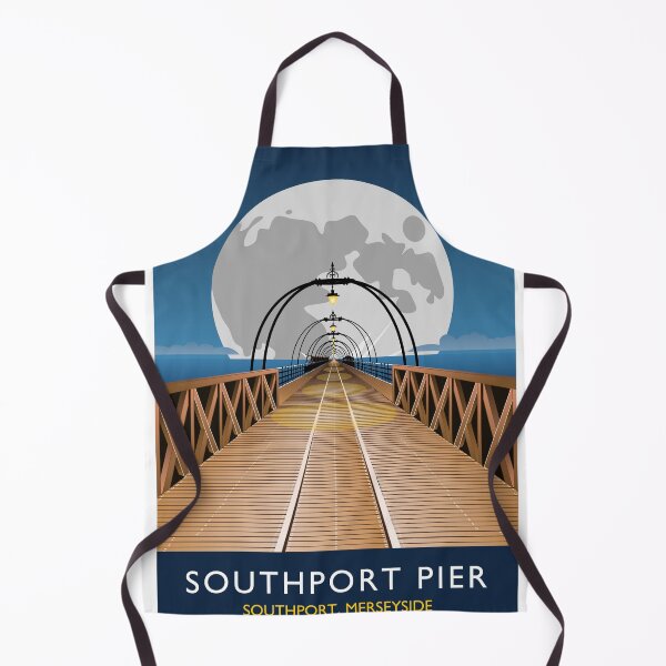 Item preview, Southport Pier with Moon designed and sold by andrewamoore.