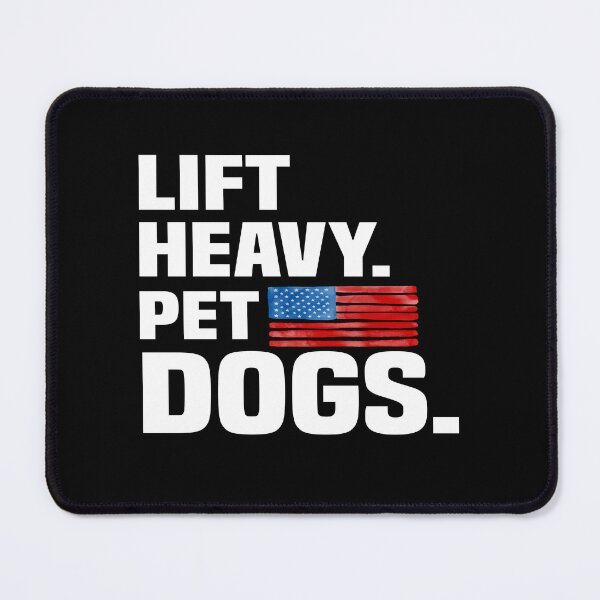 Item preview, Funny Lift Heavy Pet Dogs Gym Gift for Weightlifters And Dog Lovers designed and sold by AMERZAGUE DESIGN.