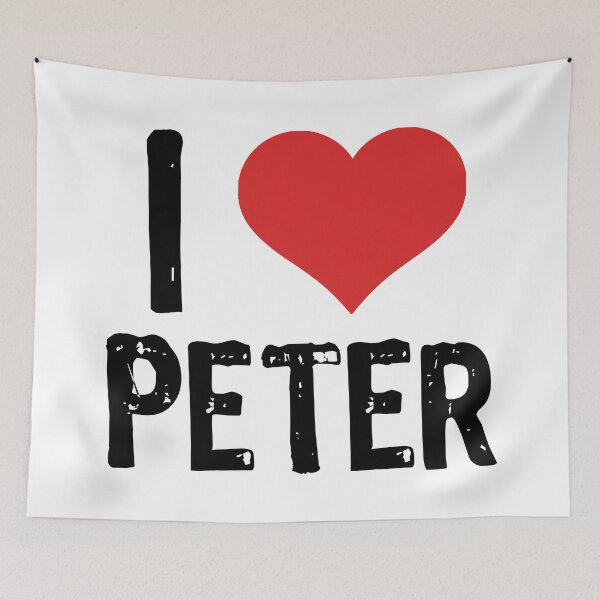 Item preview, I Love Peter designed and sold by The "I Love Everything" Shop.