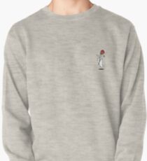 hand holding cigarette and rose Pullover