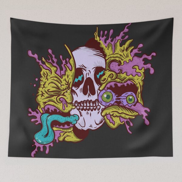 Item preview, Zombie Head Skeleton designed and sold by mrkedi123.