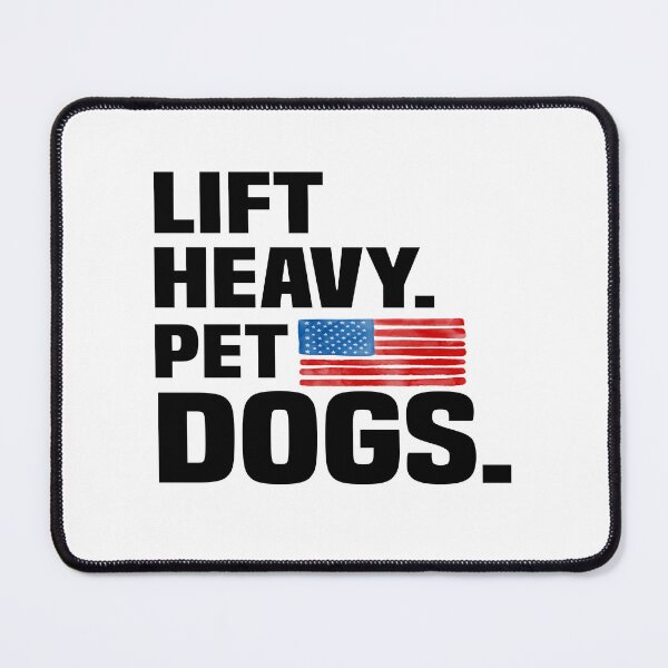 Item preview,  Funny Lift Heavy Pet Dogs Gym Gift for Weightlifters And Dog Lovers  designed and sold by AMERZAGUE DESIGN.