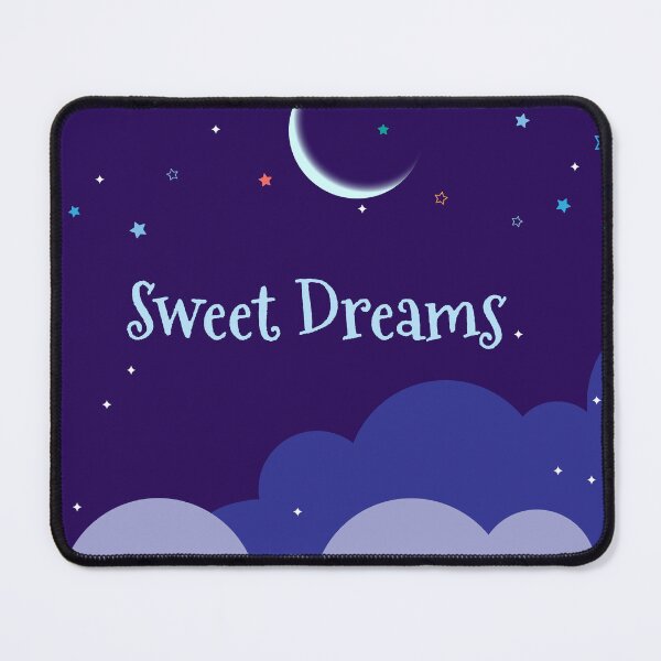 Item preview, Dreamy Art Sweet Dreams With Moon Stars And Clouds designed and sold by risingrocket.