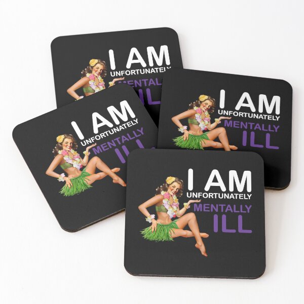 Item preview, Vintage Woman: I am Unfortunately Mentally Ill designed and sold by SomeDesignThing.