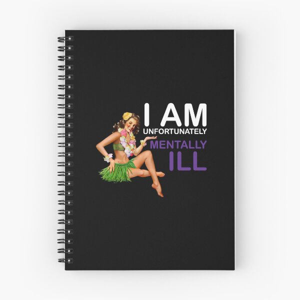 Item preview, Vintage Woman: I am Unfortunately Mentally Ill designed and sold by SomeDesignThing.