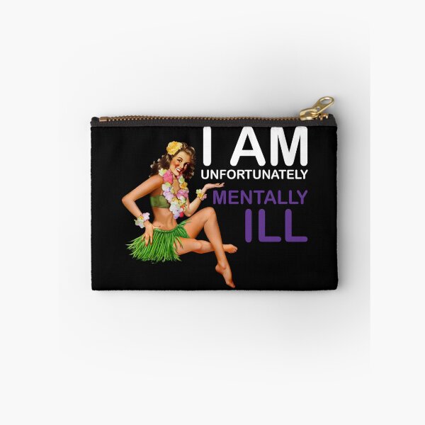 Item preview, Vintage Woman: I am Unfortunately Mentally Ill designed and sold by SomeDesignThing.